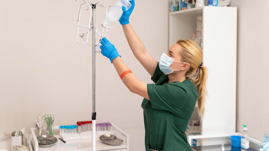 female-student-medicine-wearing-medical-mask