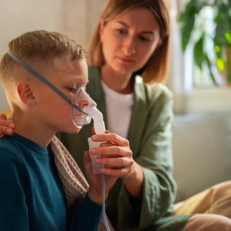 side-view-sick-kid-using-nebulizer